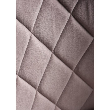 Stew on a metal frame Zest metal/velor, white/pink 50x54x81 cm-5
