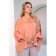 Female blouse, size 48, terracotta color