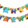 Girland on the eyelets "Happy Birthday", length 220 cm, Soyuzmultfilm