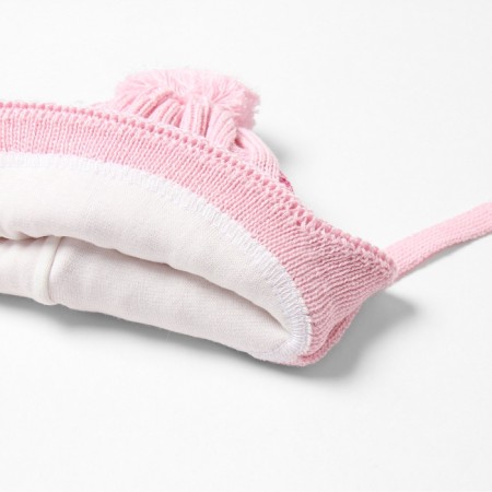 Children's hat Minaku, rr 42-44, pale pink color-4