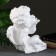 Figure "Angel sends an air kiss" White, 23x28x21cm
