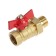 Ballic zein tap, with an American, 1/2 ", butterfly