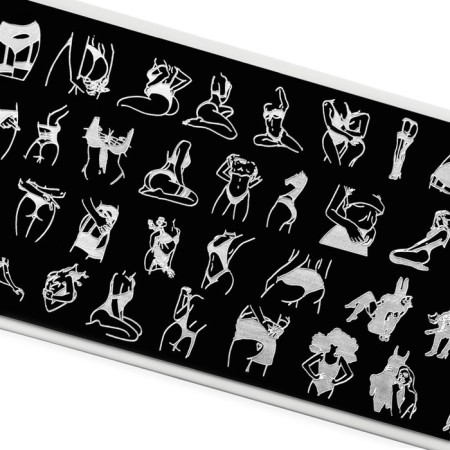 TNL Premium stamping plate "Seductive figure"-1