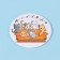Pocket mirror “Kittens”, d = 7 cm, multi -colored