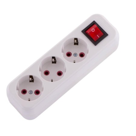 LEZARD extension block 720-0300-302 Lila, 3 sockets