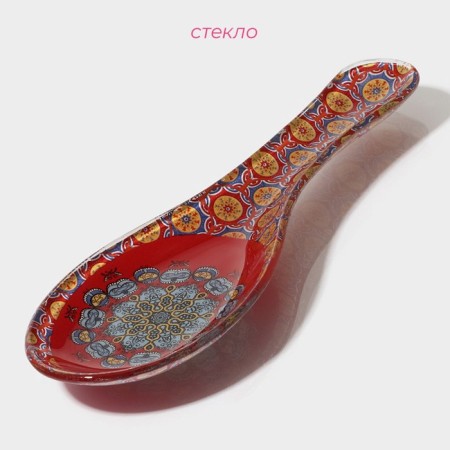 Glass stand under a spoon of the share "Krats", 21.5 × 7.5 × 1.4 cm-1