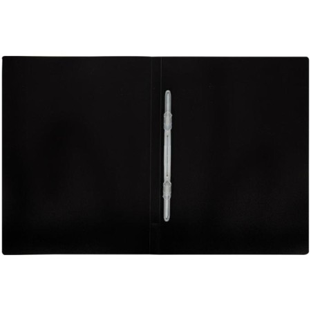A folder with an A4, 500 μm plastic heater, a root of 14 mm, calligrata, up to 100 sheets, black-1