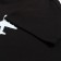 T -shirt Women's "Airplane", black color, size 44