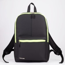 Women's backpack made of artificial leather, Textura, black color