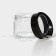 Glass Bank for bulk products with a spoon "Otto", 260 ml