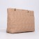 Zipper bag with lightning, beige color