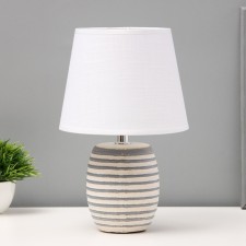 Alatei table lamp E14 40W white-gray 17x17x28 cm