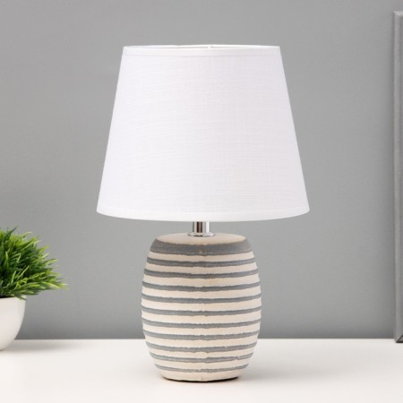 Alatei table lamp E14 40W white-gray 17x17x28 cm
