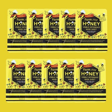 A set of face masks Farmstay, with propolis, 10 pcs.