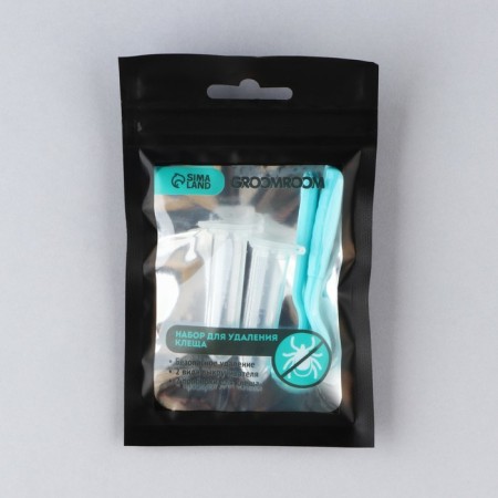 A set for removal of a tick, tick -lover 2 pcs, container 2 pcs-6