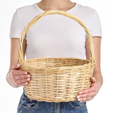 Basket "Berry basket", No. 2, Dno = 23 cm, Dopta = 33 cm, h = 15/35 cm, vine