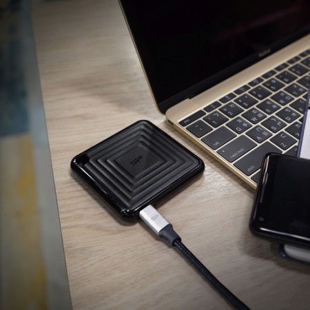 SSD Silicon Power USB-C 2TB SP020TBPSDPC60CK PC60 1.8 "Black-9