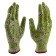 Polyester gloves are garden, with nitrilum dousy, size 8, color mix, Palisad