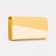 Women's wallet on magnets, yellow color