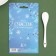 New Year's spoon "Happy Christmas!", For the New Year, ceramics, 2.5 x 12.6 cm