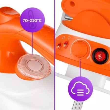 The KITFORT steam generator KT-9135-2 2000 W, 1200 ml, 35 g/min, white-orange-2