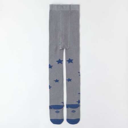 Pantyhose children's kaftan "Stars" 104-110 cm, gray-2