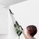 Vacuum cleaner KitFort KT-5237, vertical, 450 watts, 0.6 l, black and green