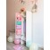 Pockets in the Sadik "Unicorn", 83x24 cm, for a children's cabinet, pink