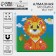 Diamond mosaic on a magnet with a complete filling for children "Lion", 10 x 10 cm