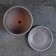 Flower pot "vine" pink-gray, 0.75 liters