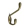 Hook furniture tundra TKD034, two -rod, gold/black