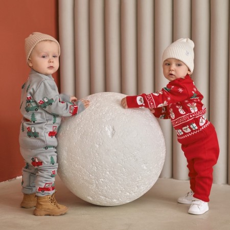 Knitted crumb set "XMAS" Height 98-104 cm-1