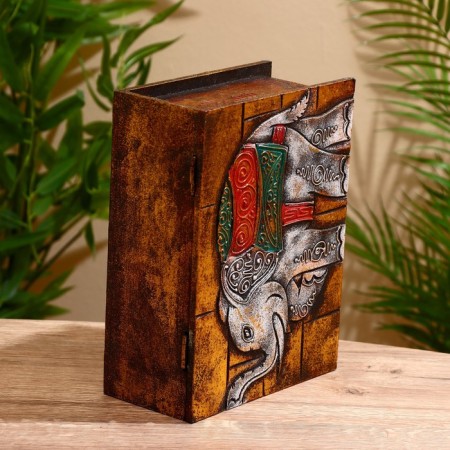Casket "Elephant" 24x18x9 cm-4