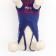 Sweater knitted with the ornament "Deer", Size L (DS 26, OG 32-42, Osh 22-32 cm), Blue