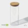 Glass Bank for bulk products with bamboo lid Bellatenero "Eco", 1.7 l, 10 × 26 cm