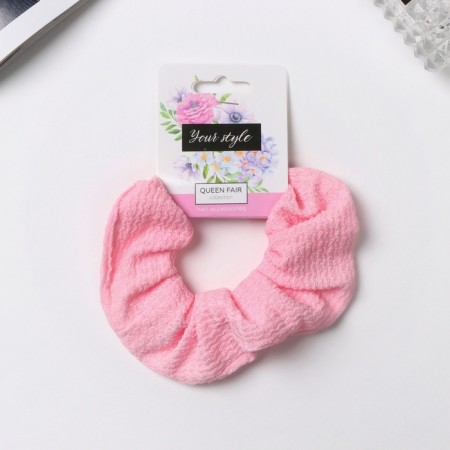 Hair gum "Orbit" Classic Texture, 10 cm, pink