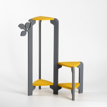 Standing Column Stolka Triangular Flora (2 places) gray-yellow