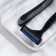 Disposable razor machines Luazon, 3 blades, moisturizing strip, gray, 2 pcs.