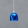 Wind Music Metal "Peacock" from the evil eye 7 bells 52x6 cm