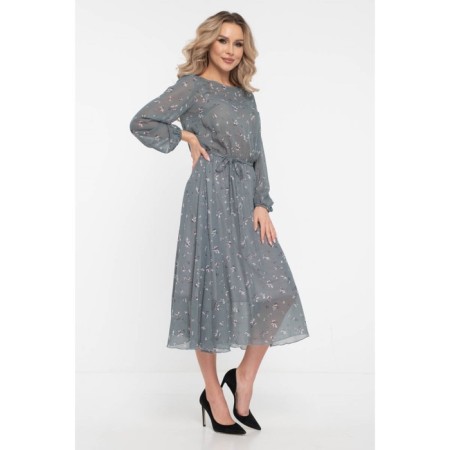 Women's dress, size 50, gray color-2