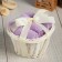 Set of terry decorative napkins Ethel "View 1" 30x30sm-3pcs, lilac color, 100% cotton