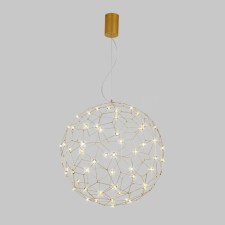 Светильник подвесной Bogate's Alioth 452/1, LED, 30 Вт, 3000К, 2403Лм, 800х800 мм, цвет медь