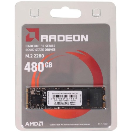 SSD AMD M.2 R5 Series 480 GB SATA III R5M480G8-4