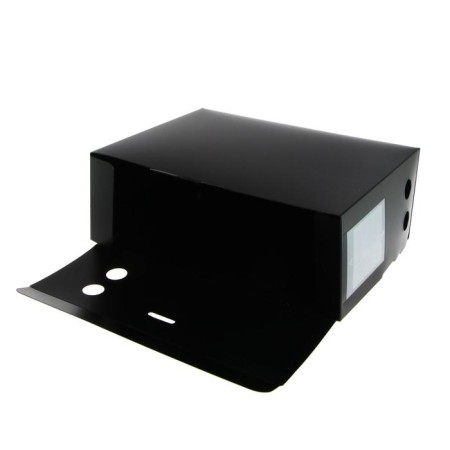 A4 archive folder, root of 120 mm, plastic, calligrata, cut fastener, black, up to 1100 sheets-2