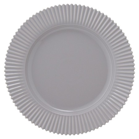 Set of plates Tkano Edge, 26 cm, 2 pcs, dark gray color-6