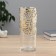 VAZA Glass “Milagros” Patterns top, 24x9 cm, transparent