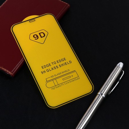 Protective glass 9d Luazon for iPhone 12/12 Pro, full glue, 0.33 mm, 9n-1