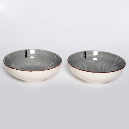 Set of bowls Elrington “Aerial Graduation. Light graphite ", 23 cm, 1.7 l, 6 pcs-6