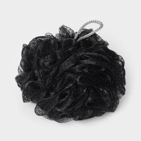 Body washcloth "ball", 50 g, black color-1