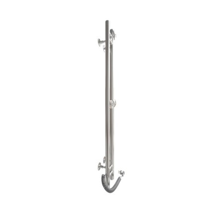 The heated towel rail "Sanprise" duet circle, 100x1200 mm, left, chrome-7